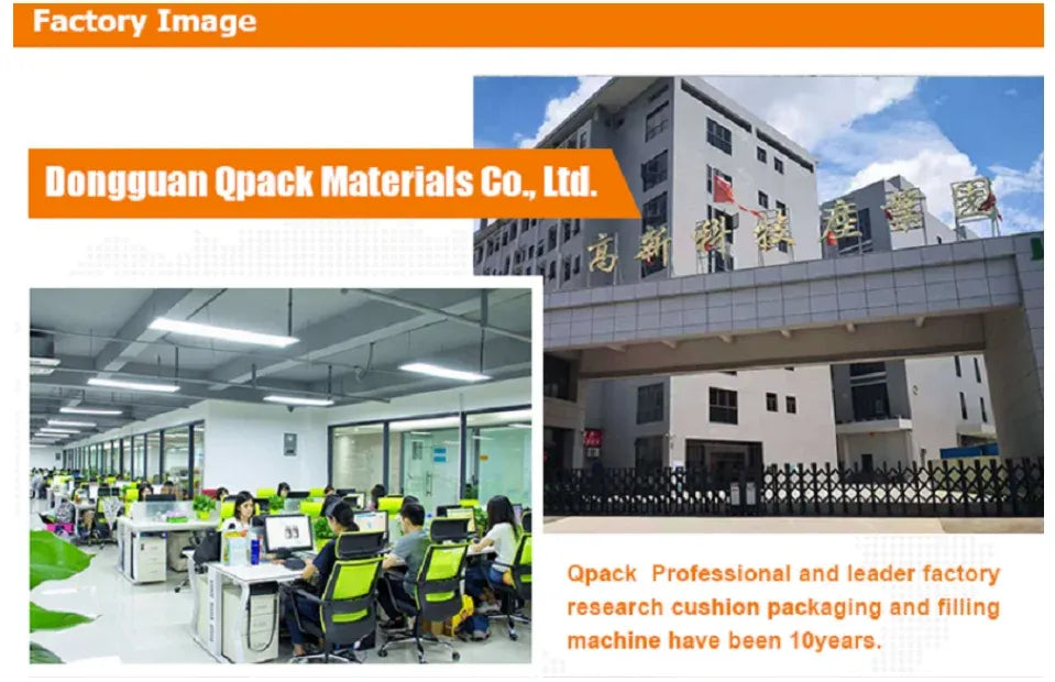Factory exterior of Dongguan Qpack Materials Co., Ltd. with building sign