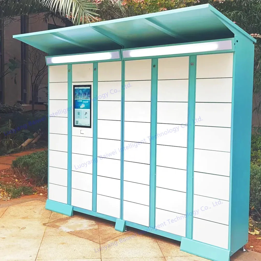 Smart Shoe Washing Locker 24 Hours Self Service Electronic Locker for Dry Cleaning Shop
