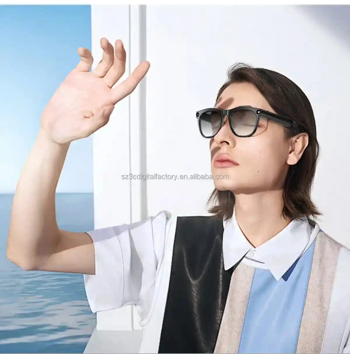Smart Glasses with AI Translator & Camera – Tidesmit CY01 Tidesmit