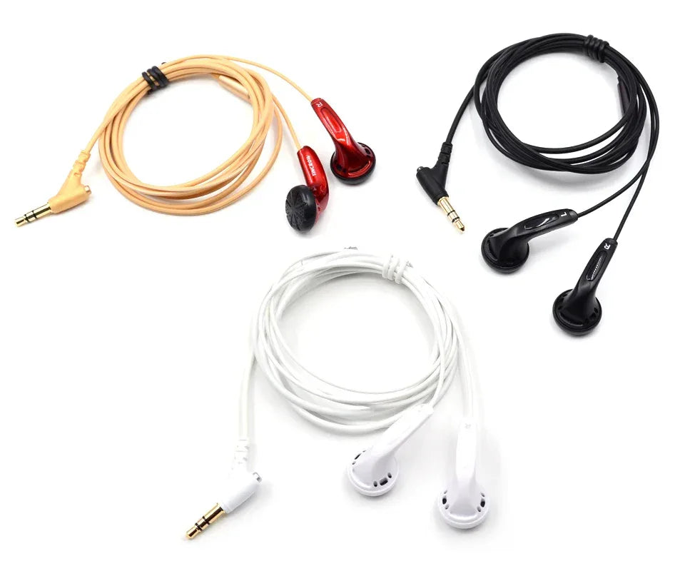 Wired HiFi Earbuds with Mic – Tidesmit Flat Head In-Ear Headphones Tidesmit