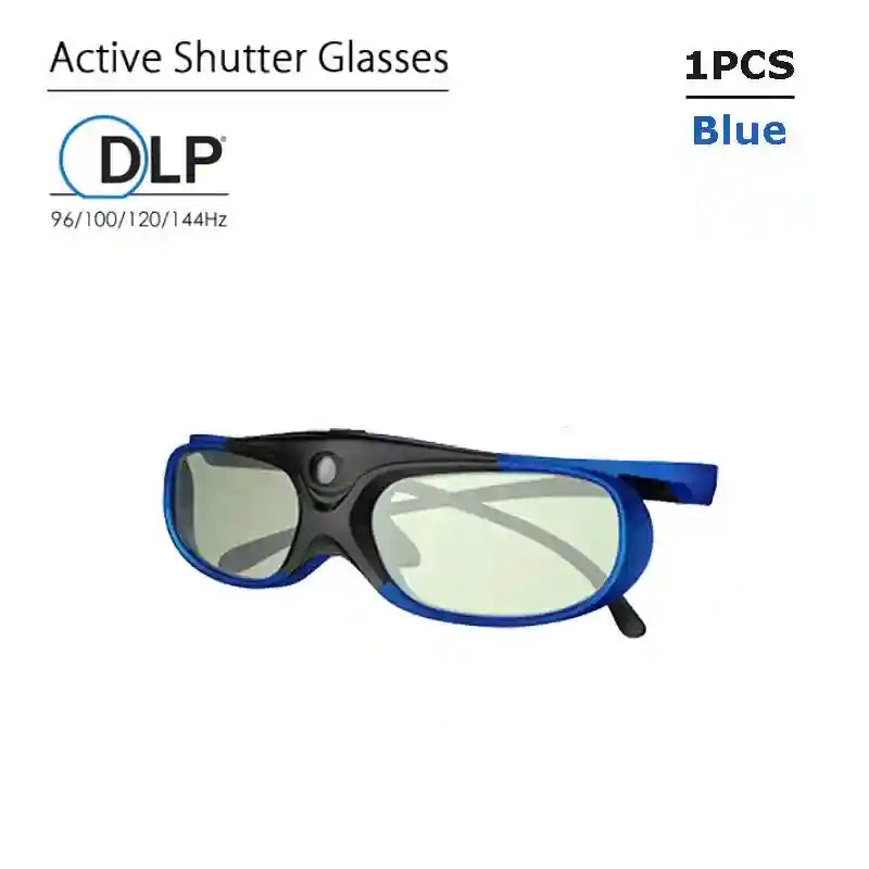 DLP 3D Glasses 144Hz Rechargeable Active Shutter For Projectors Tidesmit