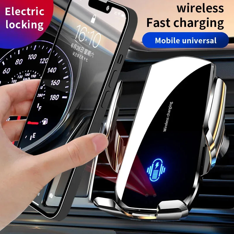 Magnetic Wireless Car Charger 15W Fast Charge Mount for Universal Use Tidesmit