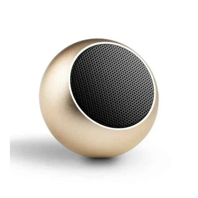 Portable Bluetooth Speaker: Waterproof 360 Wireless Audio Gold My Store