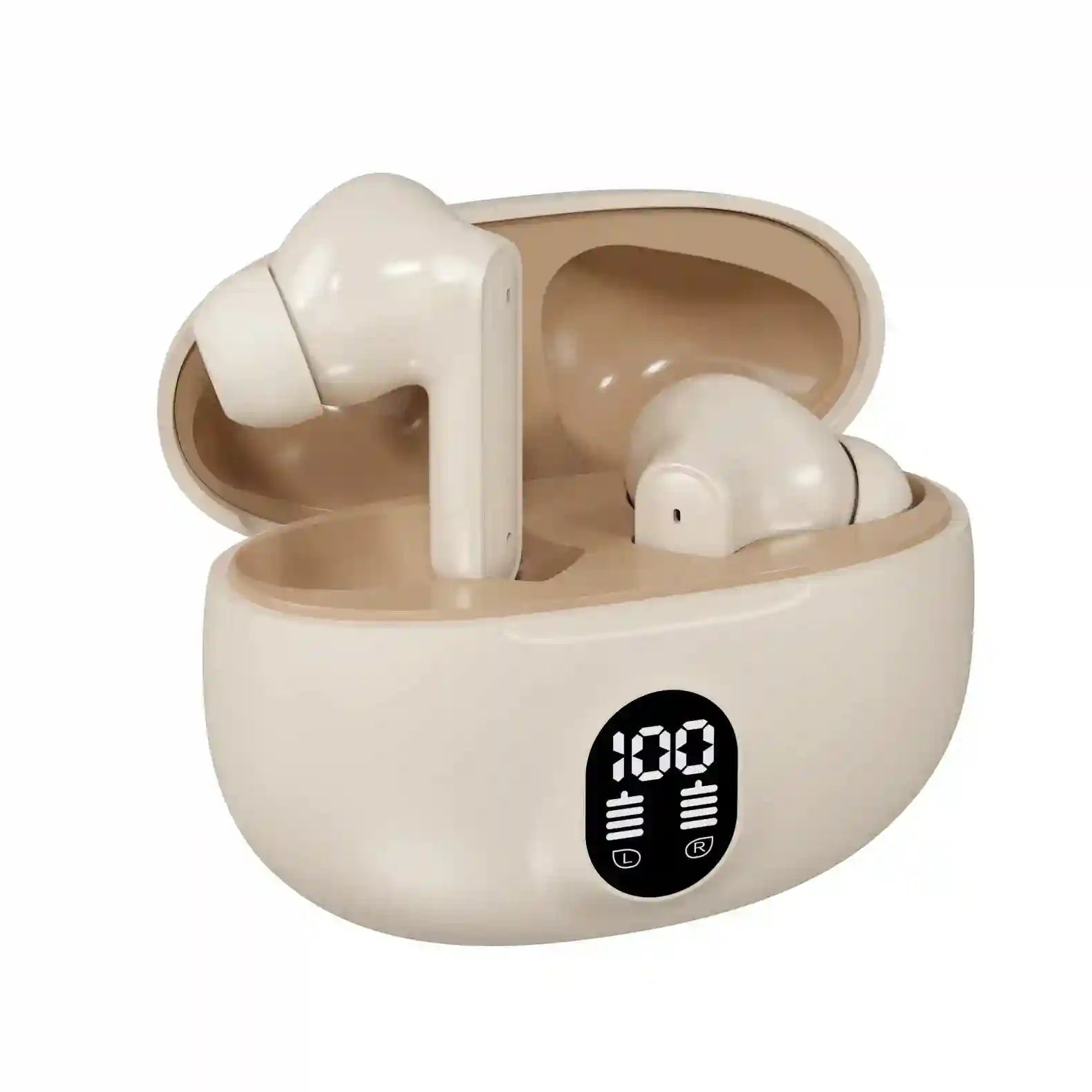 Wireless Gaming Earbuds: Bluetooth 5.3 TWS Stereo by Tidesmit Brown Tidesmit