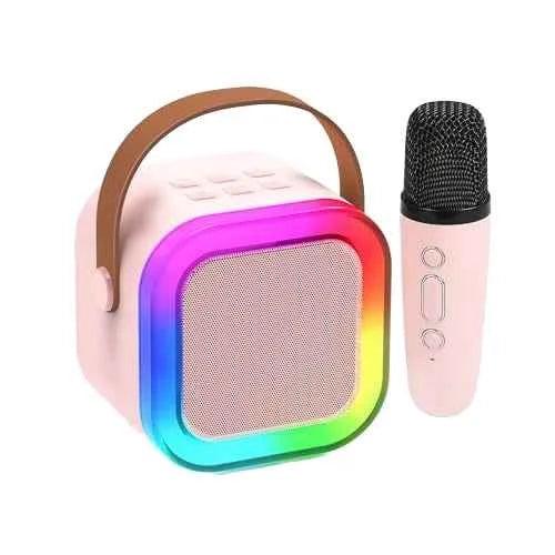 Portable Bluetooth Speaker with Wireless Microphone and RGB Lights My Store