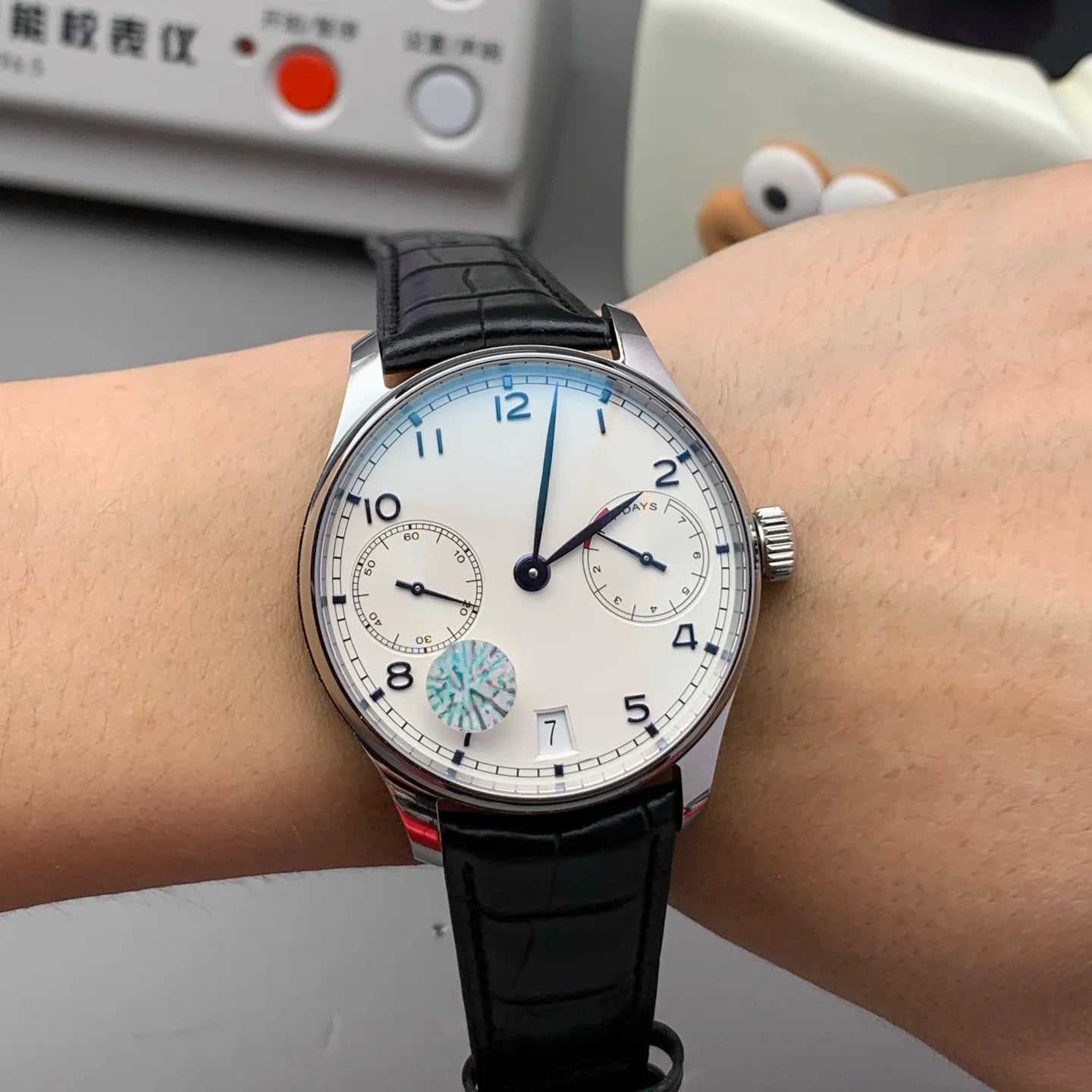 High-End Mechanical Men's Luxury Watch Silver Stainless Steel Case Business Gifts for Men