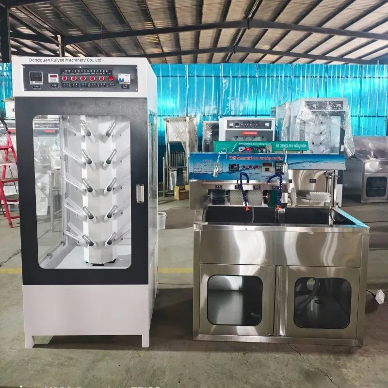 Stainless Steel Automatic Shoe Washing Machine with Drying Commercial Sneaker Cleaner Washer for Shoe Shops Laundry Use