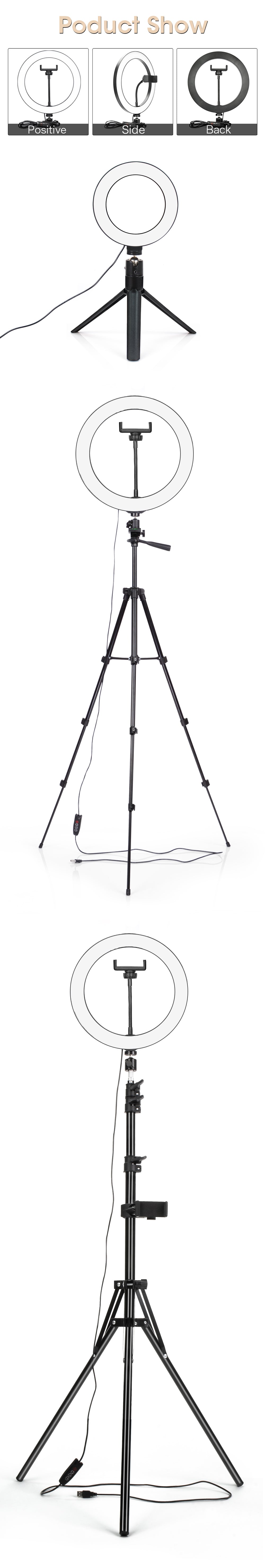 LED Ring Light with Tripod Stand for Live Streaming and Content Creation Tidesmit