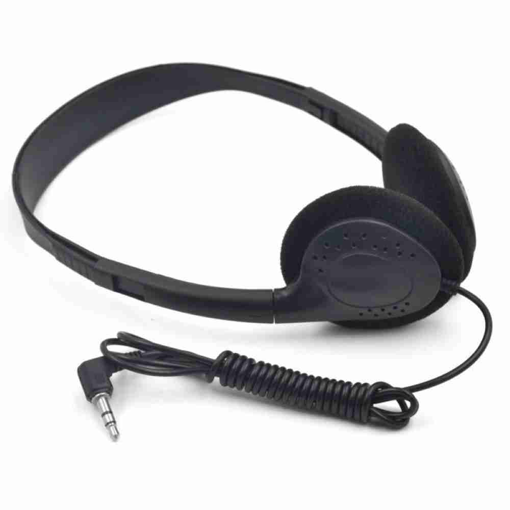 Wired Over-Ear Headphones with Microphone - 3.5mm Stereo Black Tidesmit