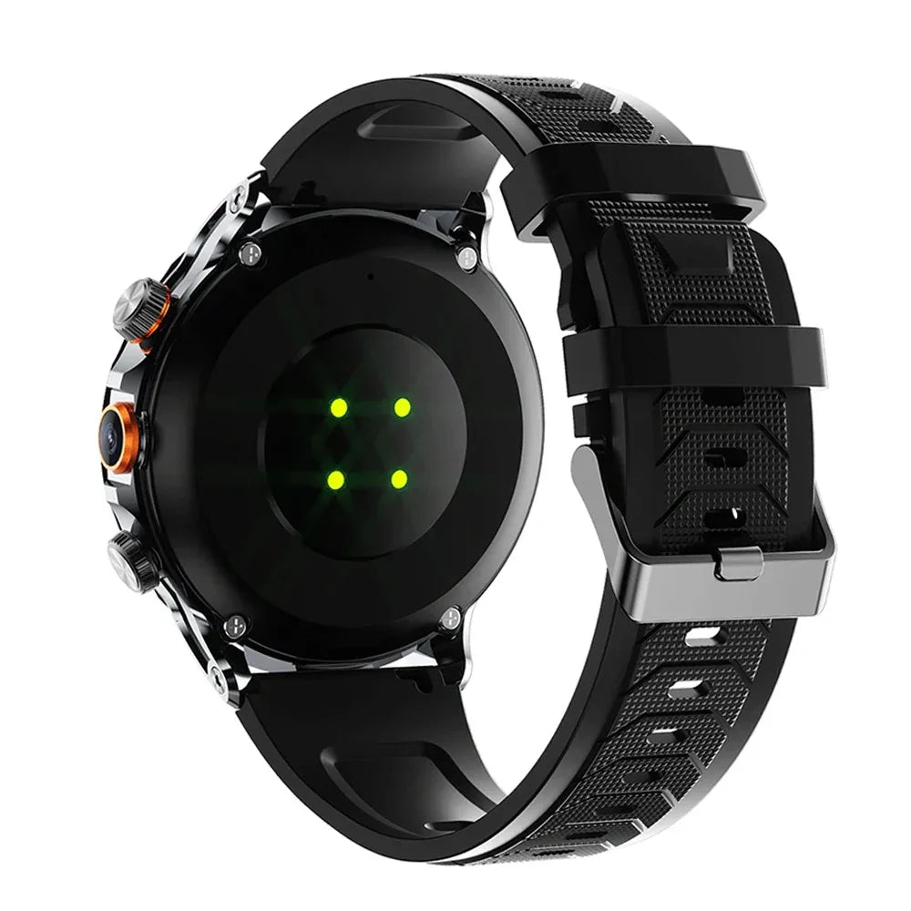 4G Smart Watch with GPS, Heart Rate Monitor & Camera - 1.85 Inch Silver My Store