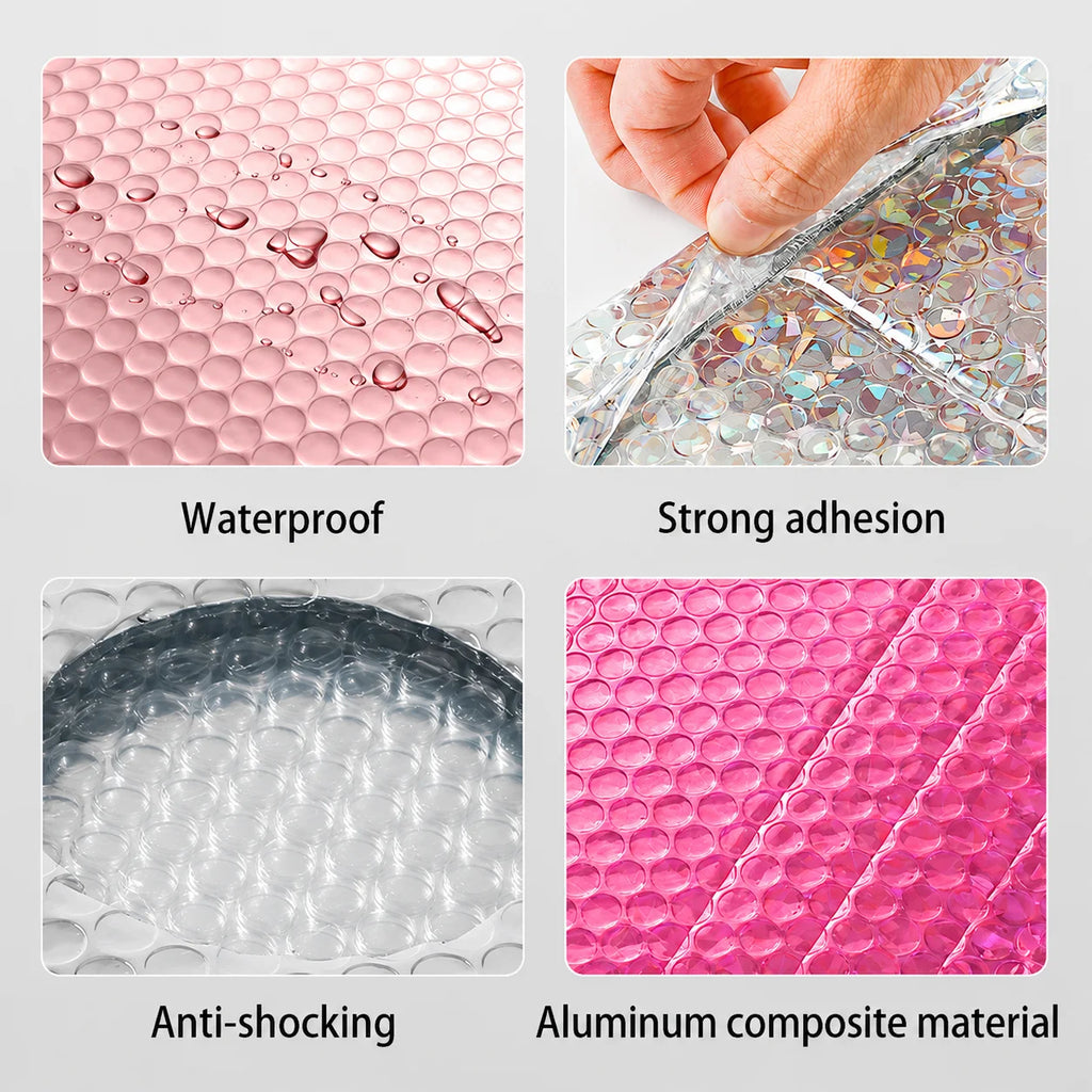 Custom Logo Bubble Mailer Shipping Bags Waterproof Padded Envelope for E-commerce Packaging and Brand Delivery