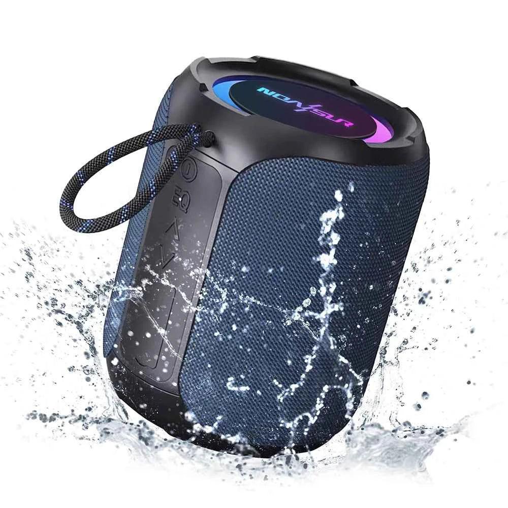 Portable Bluetooth Speaker with 360 Sound & IPX7 Waterproof Rating (Black) My Store