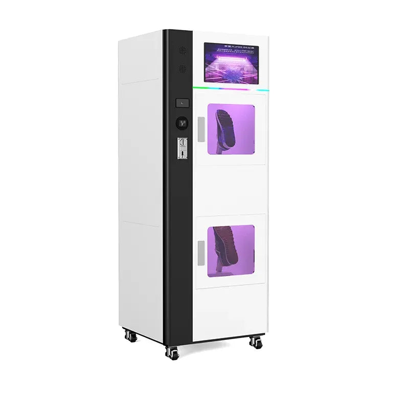 Automatic Commercial Sharing UVC+Onze Shoe Washing Machine with Dryer   Cleaning Shoes Machine Washing Machine for Shoes