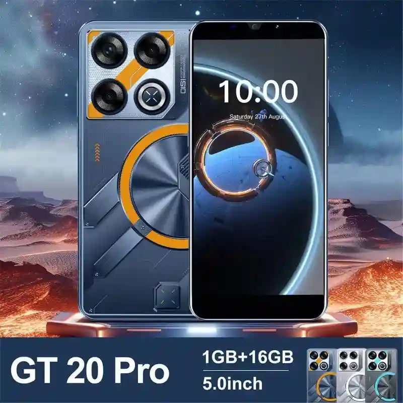 Tidesmit GT20 Unlocked 4G Android Smartphone - 16GB Blue Tidesmit