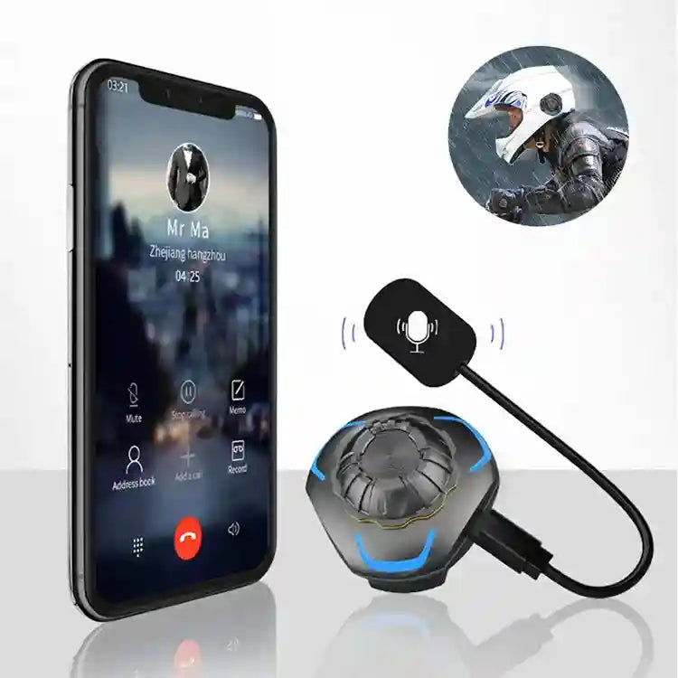 Motorcycle Bluetooth Headset BT-1 - Waterproof Wireless Audio Tidesmit