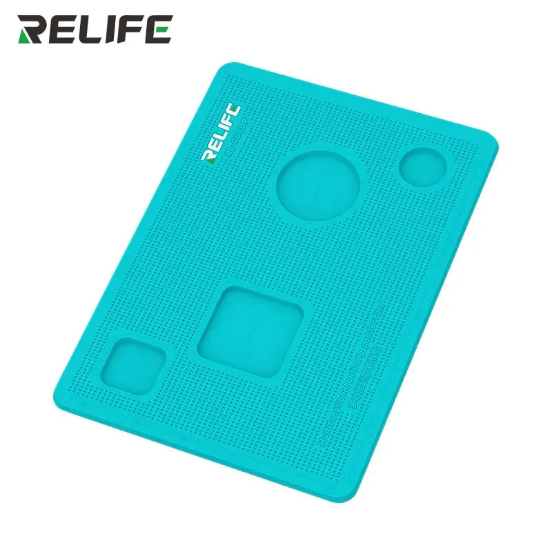 Silicone Repair Mat for Phone Screen Installation | Anti-Slip Blue Pad Tidesmit
