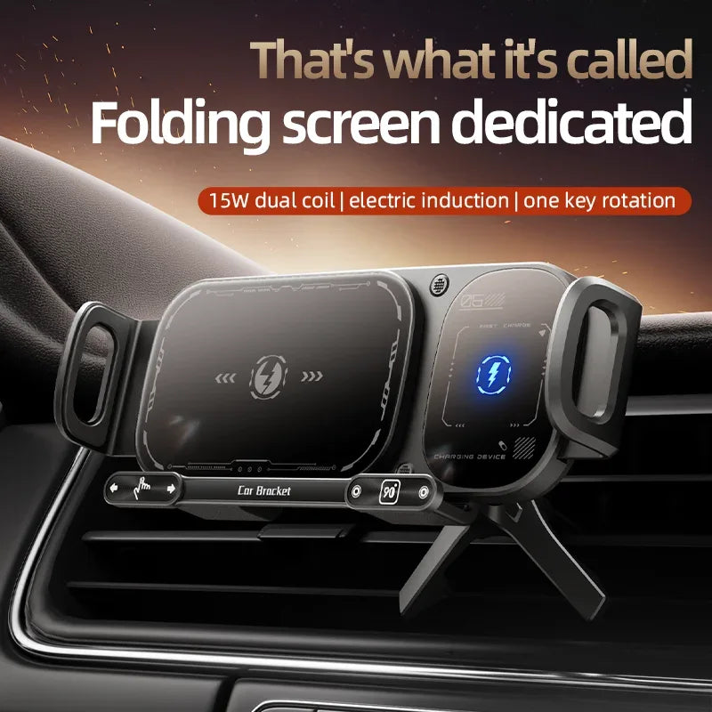 Wireless Car Phone Holder Power Bank with Fast Charging & USB-C Tidesmit