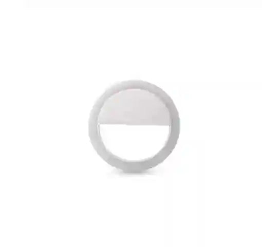 Rechargeable LED Selfie Light - Portable Clip for Content Creation White Tidesmit