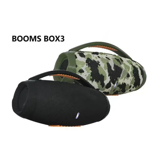Portable Bluetooth Speaker 80W Heavy Bass - Black Waterproof Wireless Audio My Store