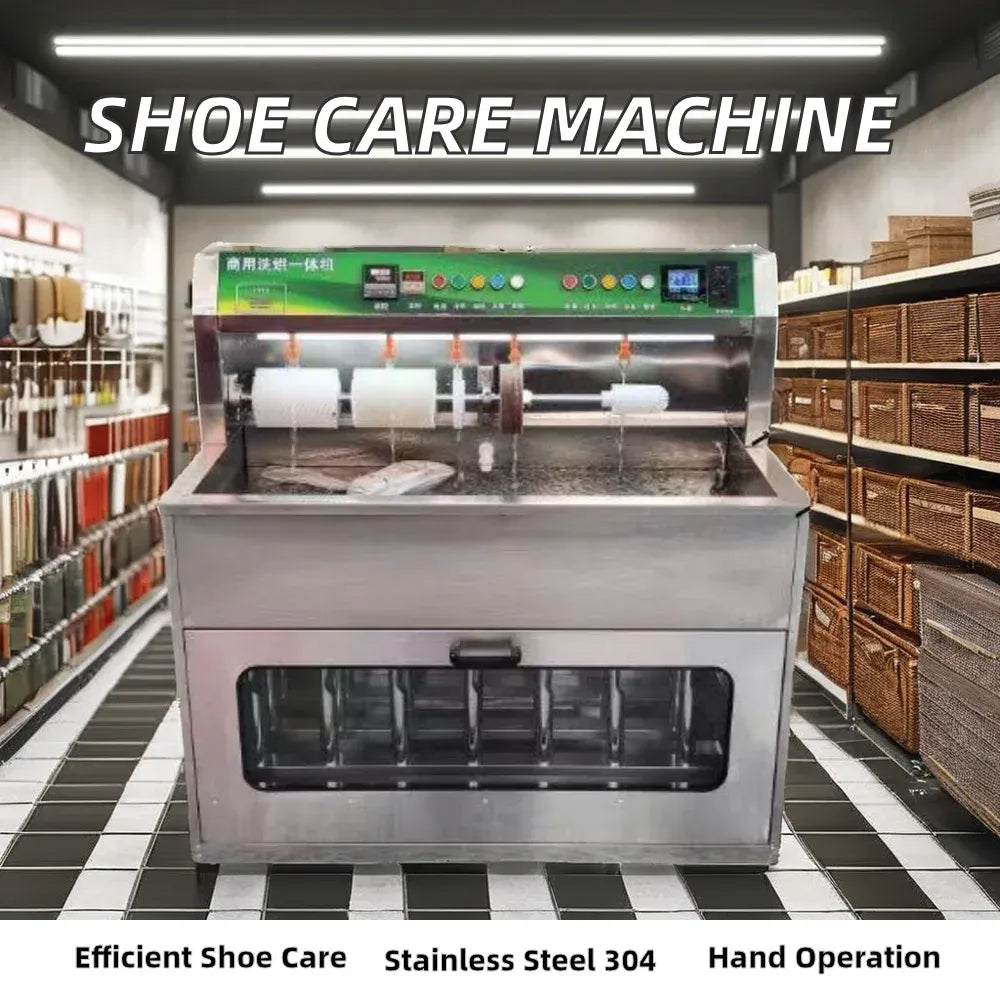 Commercial Shoe Washing Machine Shoe Drying Machine Drying One Dual-purpose Shoe Washing Shop Dry Cleaning Shop Special