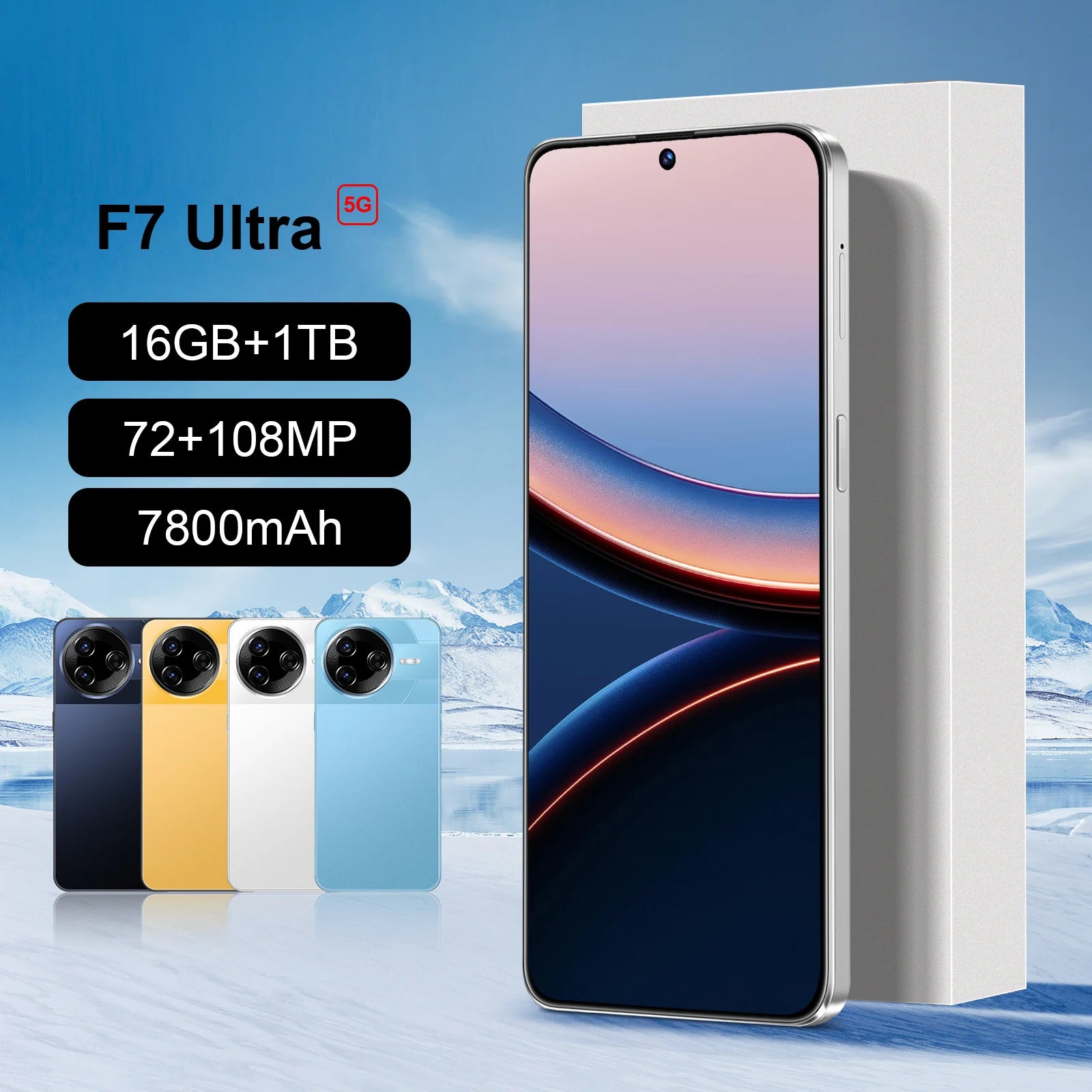 5G Smartphone 1TB 16GB RAM: High-Performance Unlocked Mobile Tidesmit