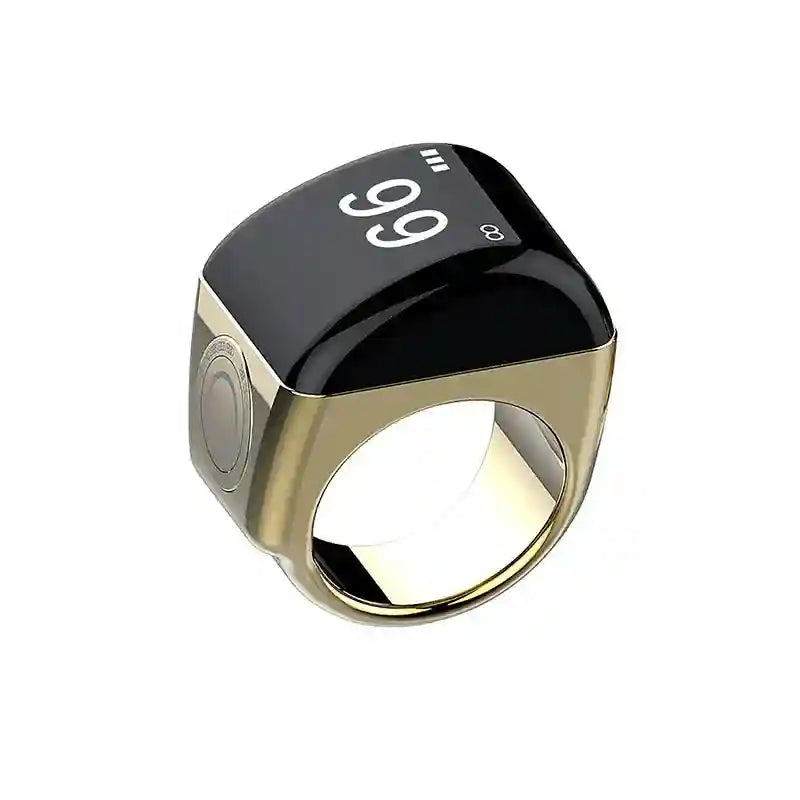 Smart Zikr Ring Health Monitor - Zinc Fitness Tracker with App Control Tidesmit