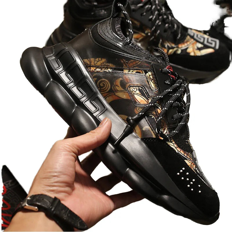 Designer Fashion Men's & Women's Luxury Casual Sneakers Retro Style Running Walking Shoes for Summer High Quality Tenis Zapatos