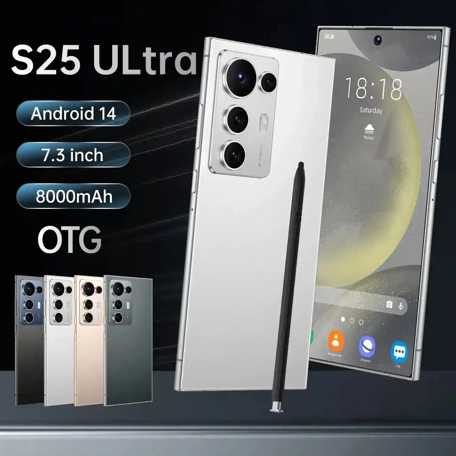 S25 Ultra 5G Smartphone 16GB RAM 1TB Storage - Unlocked Mobile Tidesmit