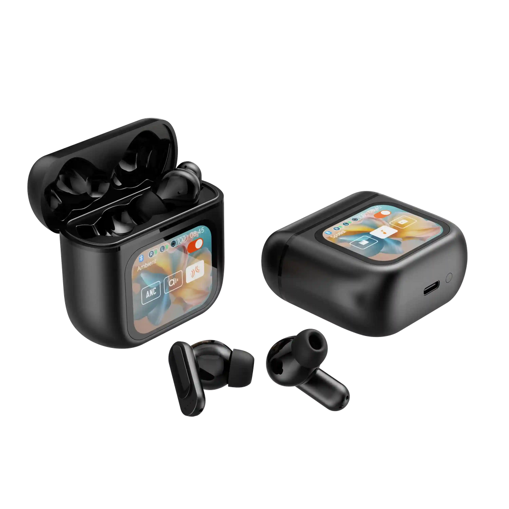Tidesmit M79 Wireless Earbuds with LCD Touch Screen ANC TWS Tidesmit