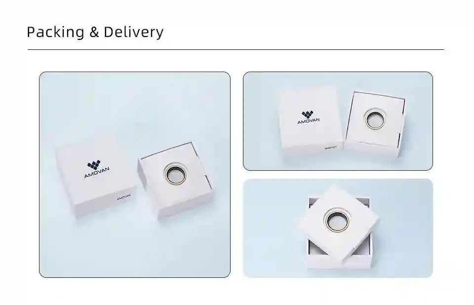 Smart Health Ring With Heart Rate & Blood Oxygen Monitor - Tidesmit Tidesmit