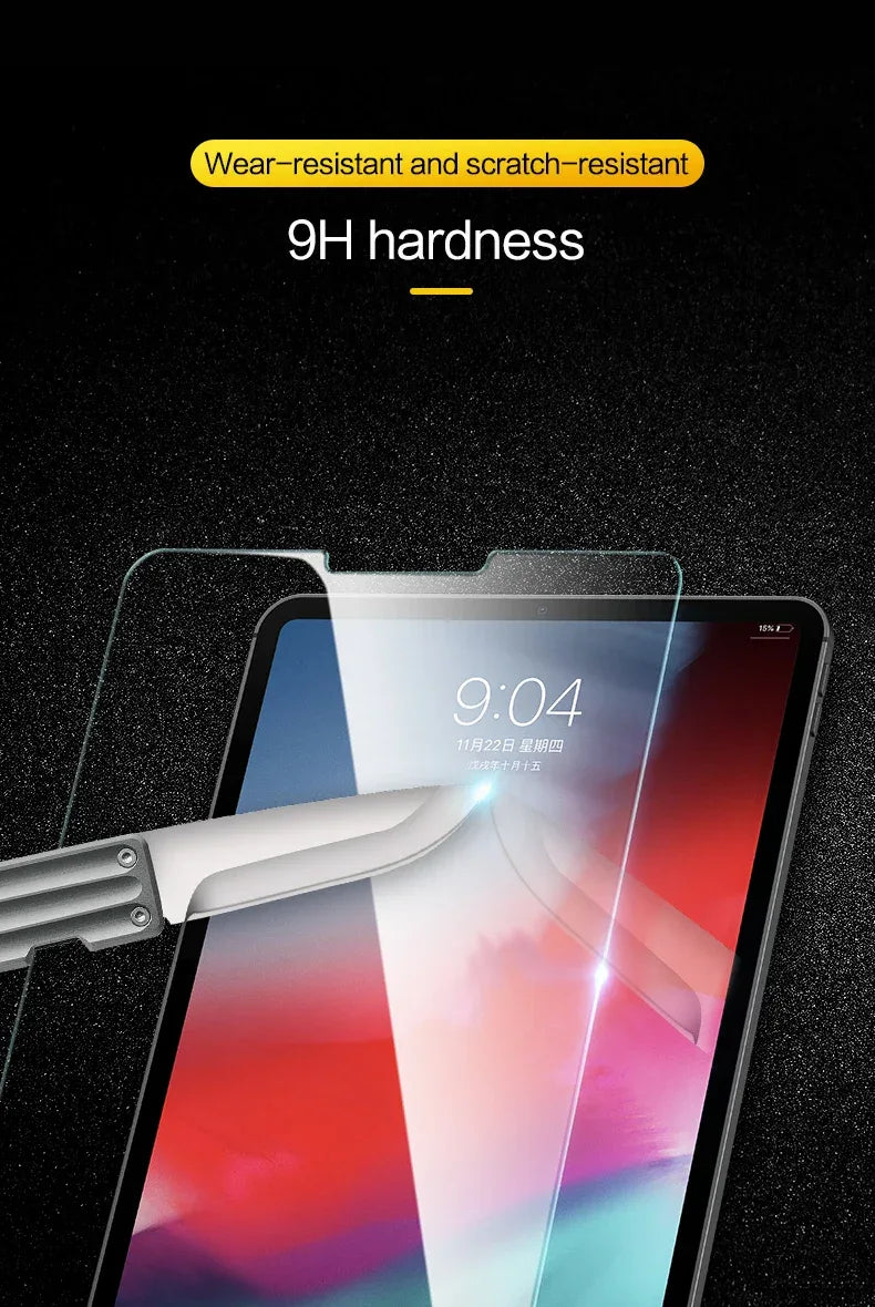 iPad Pro Screen Protector: 9H Tempered Glass Anti-Scratch Shield Tidesmit