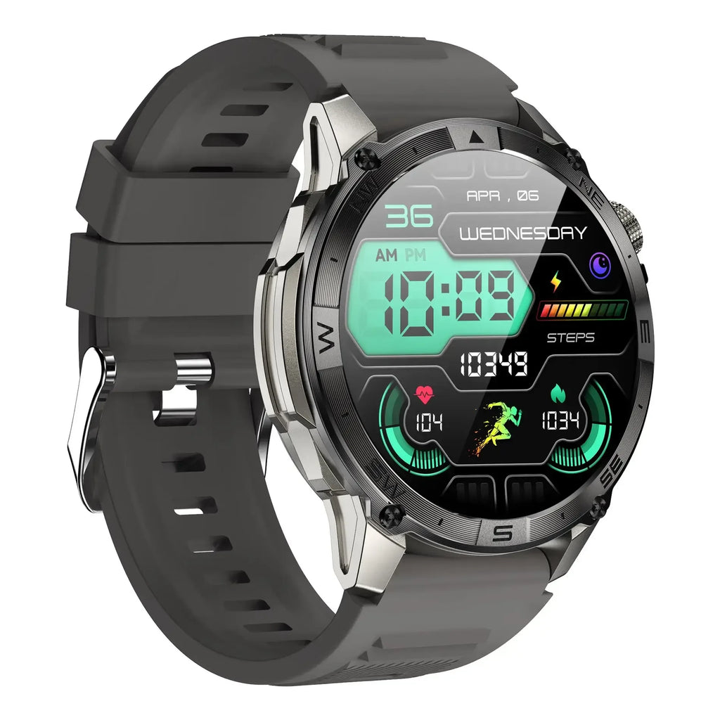 GPS Smart Watch & Fitness Tracker HK08 - AMOLED Display Black My Store