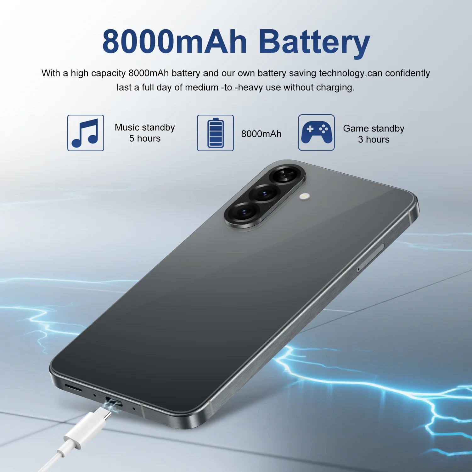 Tidesmit 5G Android Smartphone: 16GB RAM, 1TB Storage, Dual SIM Tidesmit