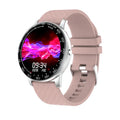 Waterproof Fitness Tracker Smartwatch with Heart Rate & GPS - Black 02 Pink My Store