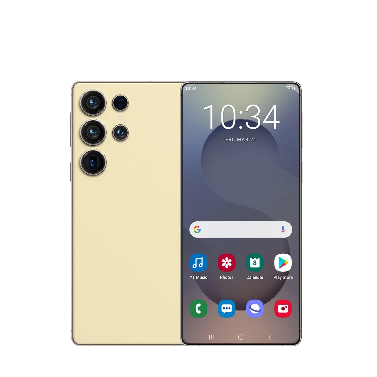S25 Ultra 5G Smartphone 22GB RAM 1TB Storage - Dual SIM Gold 22G Tidesmit