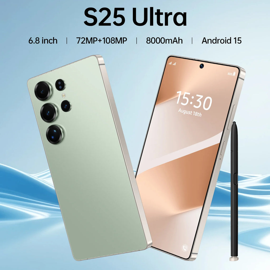 S25 Ultra 5G Smartphone 1TB 16GB RAM 6.8-Inch Unlocked Mobile Tidesmit