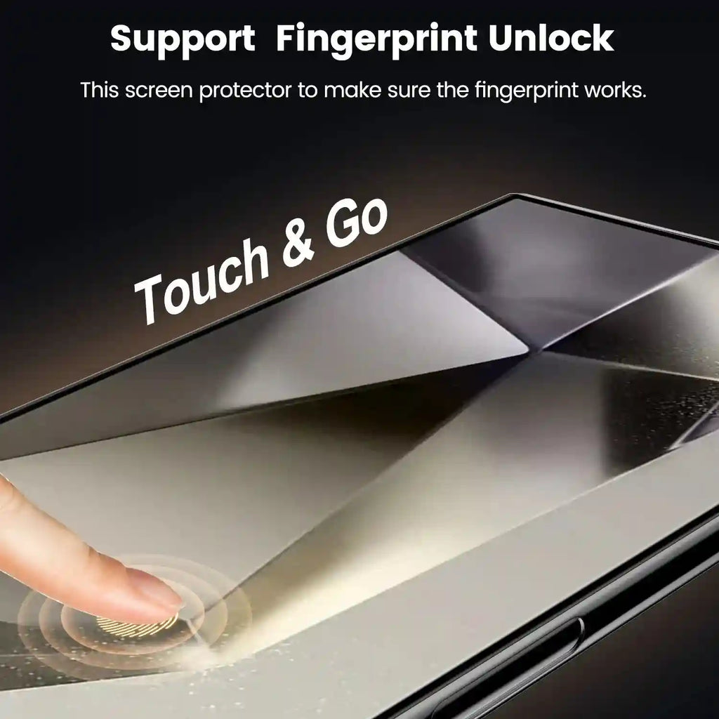 Privacy Screen Protector for Samsung S24 Ultra - Anti-Peep Tempered Glass Tidesmit