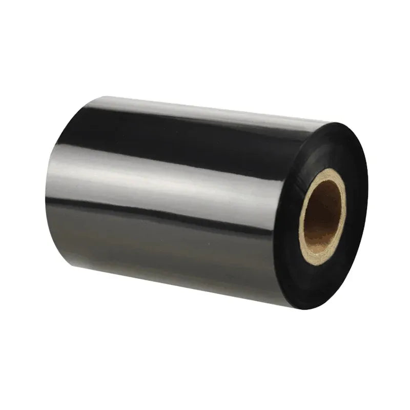 110mm X 300m 1inch Core Black Pure Wax Thermal Transfer Barcode Ribbon TTR Zebra Compatible Label Printer Ribbon
