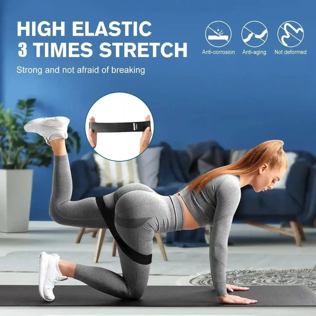 Resistance Bands Set 5-40lbs Gradient Gray | Tidesmit Home Gym Gear Tidesmit