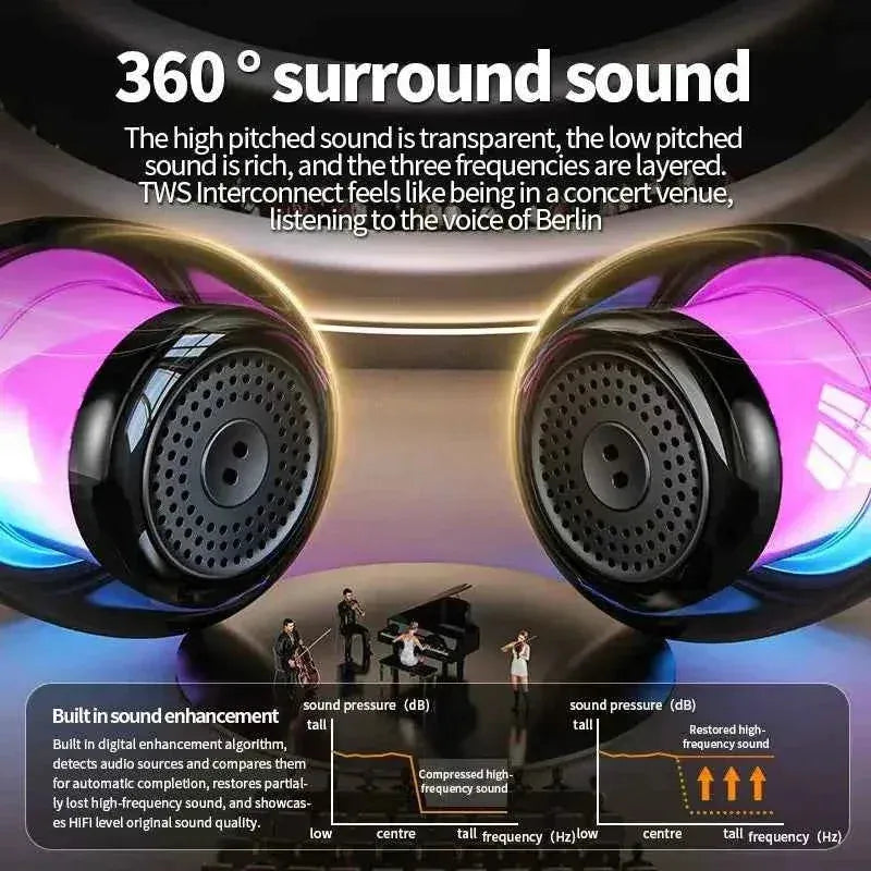 Portable Bluetooth Speaker | Waterproof 360 Wireless Audio - Gold/Black My Store