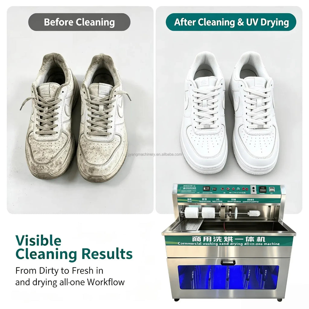 Multi-functional Intelligent Automatic Sneaker Cleaning Machine Commercial Shoe Washing Machine for Laundry