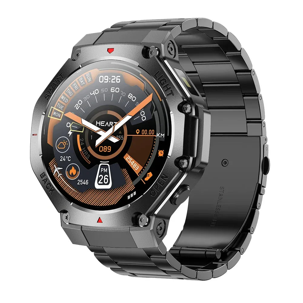 Men Outdoor Sports Smartwatch - 1.53 Inch Fitness Tracker & Heart Monitor My Store