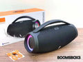 Portable Bluetooth Speaker 40W Waterproof Outdoor - Black Plastic Black plastic My Store