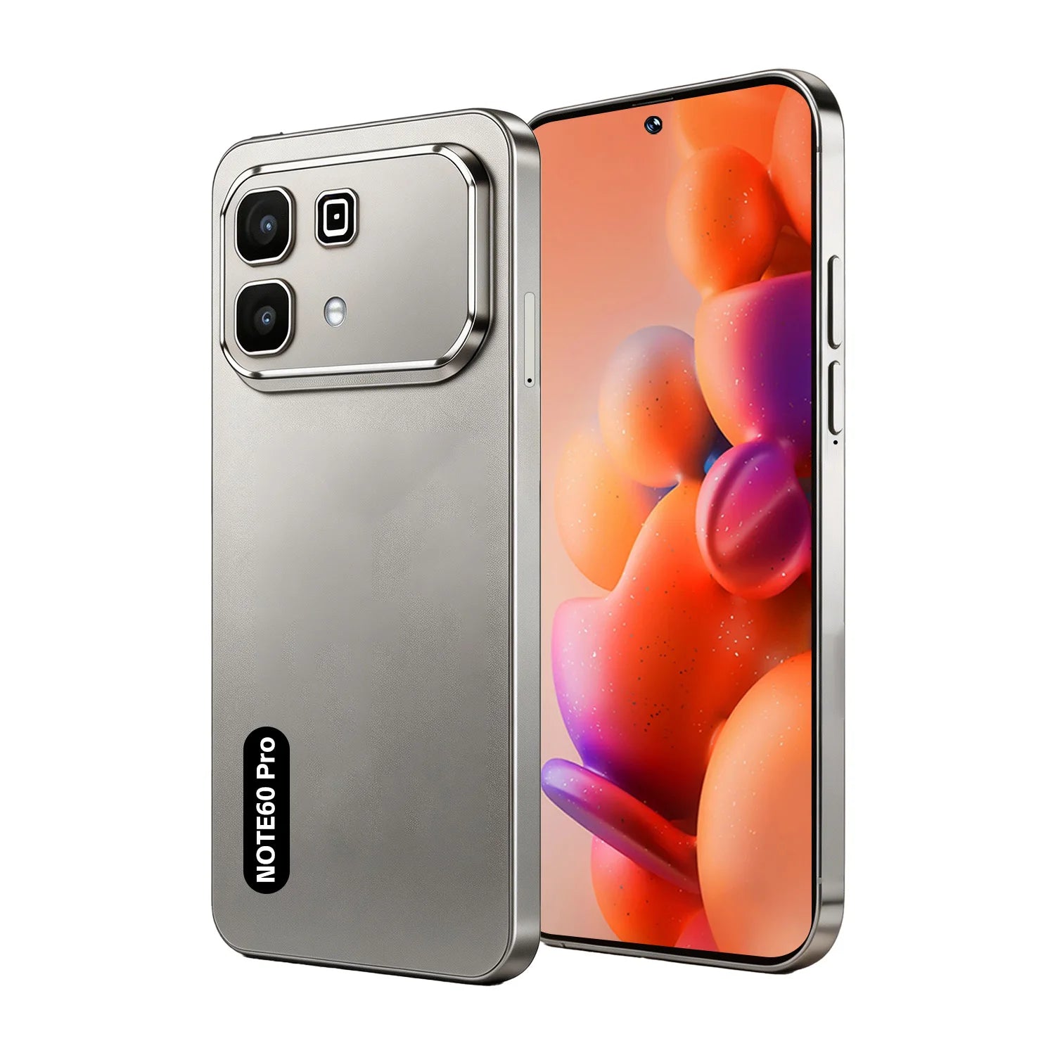 Note 60 Pro 5G smartphone with 108MP camera and 7800mAh long standby battery in profile gallery view