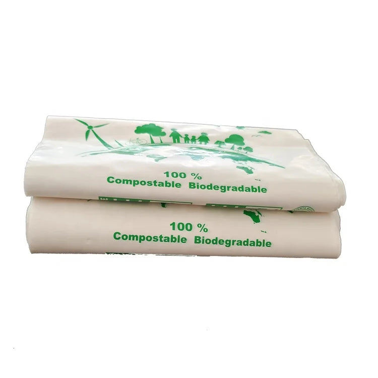 Custom Logo 100% Biodegradable Self-Adhesive Waterproof Courier Bags Tear-Proof Postal Shipping Grocery Poly Material Promotions
