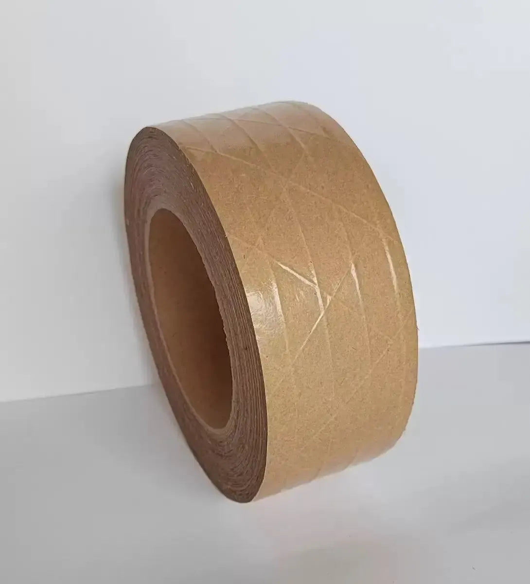 ECO Friendly Gummed Kraft Paper Tape Thicker Packing Tape Acrylic Adhesive for Single Sided Carton Sealing Pressure Sensitive