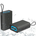 Portable Bluetooth Speaker | Waterproof Wireless Audio with Bass Boost Gray My Store