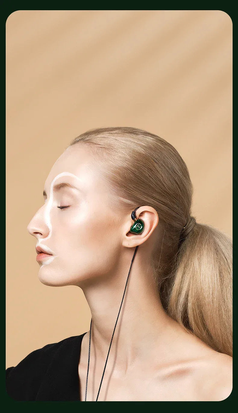 Tidesmit Wired Headphones with Dual Drivers and Bass Stereo - 1 Pair Tidesmit