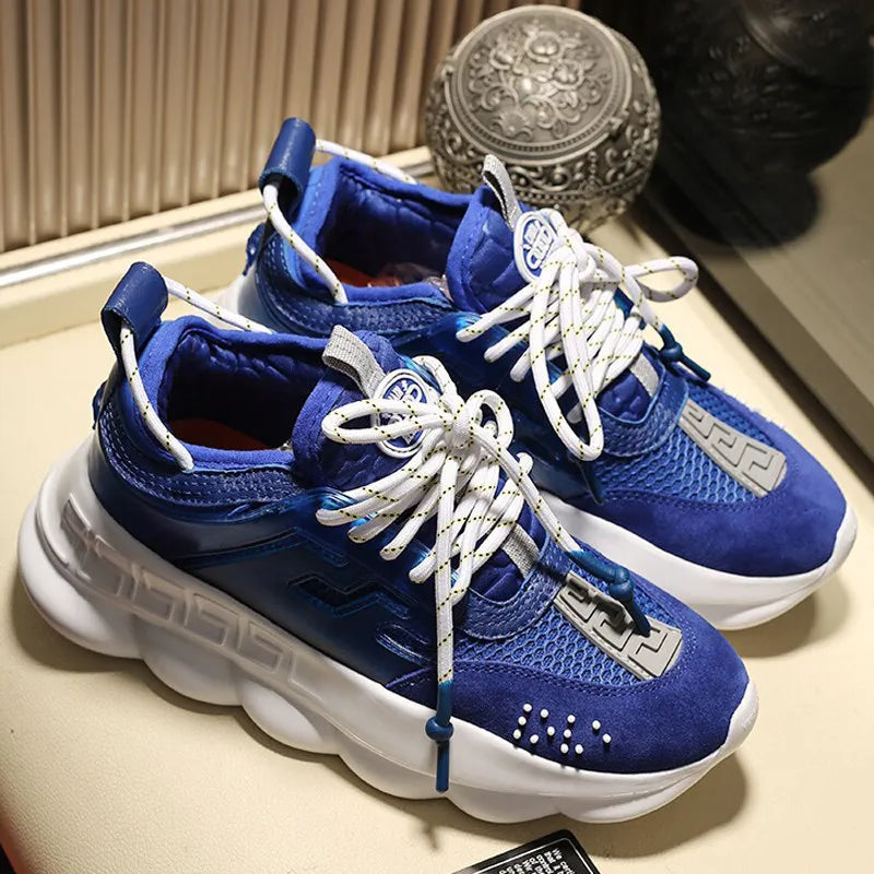 Designer Fashion Men's & Women's Luxury Casual Sneakers Retro Style Running Walking Shoes for Summer High Quality Tenis Zapatos