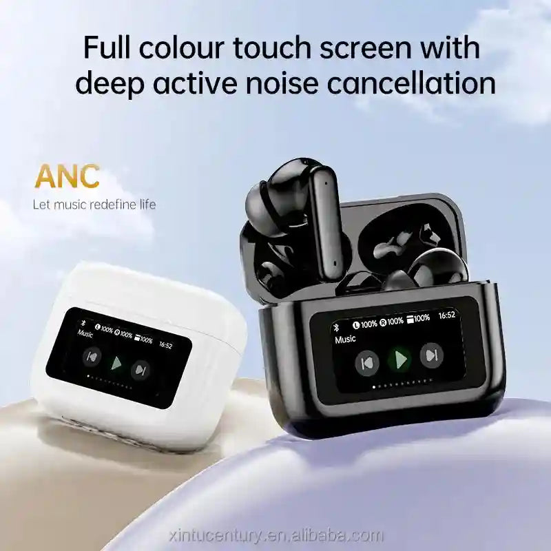 Tidesmit JM21 Wireless ANC Gaming Earbuds with Leather Case Tidesmit